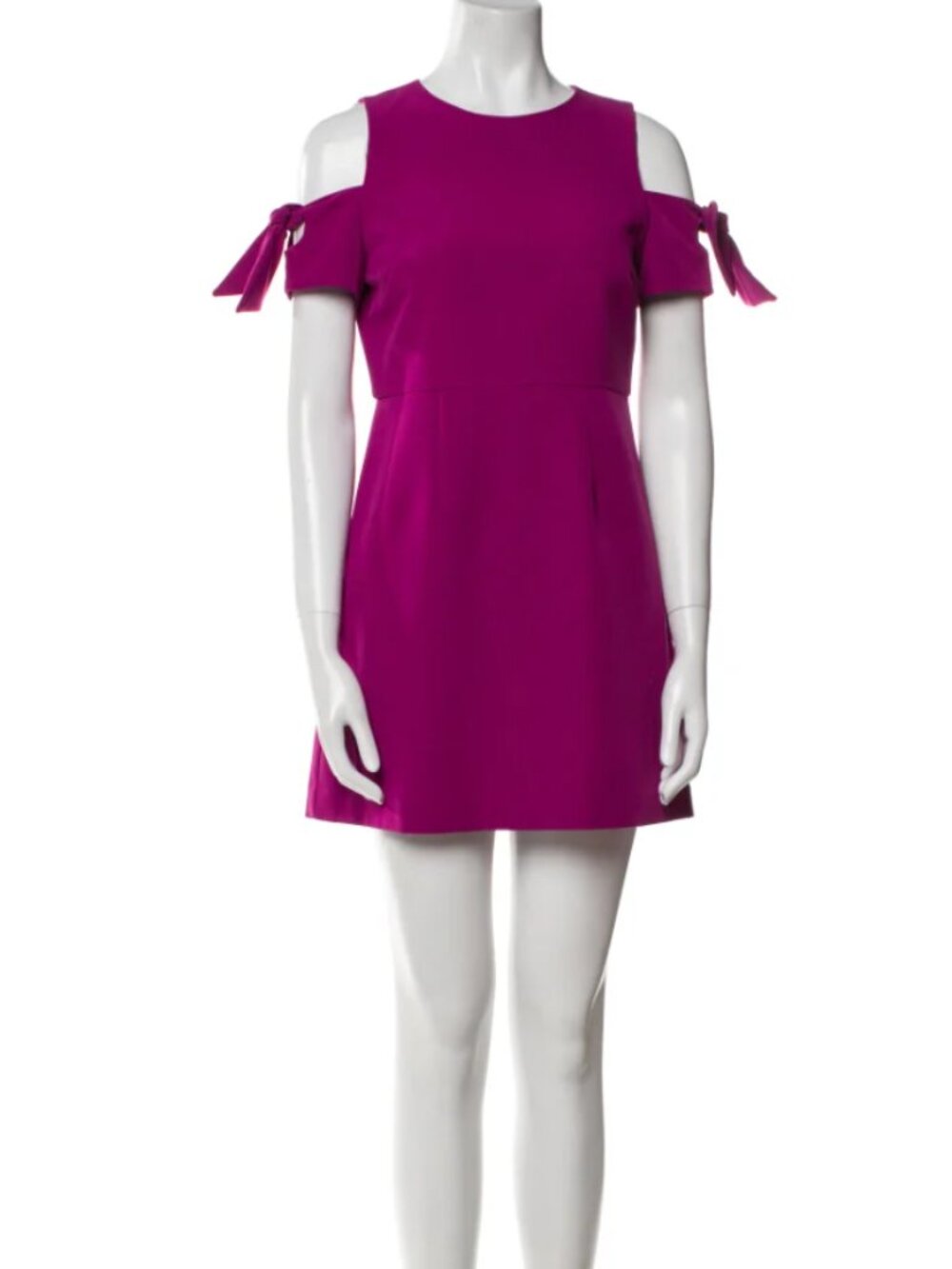 MILLY Fuchsia Pink Crew Neck Mini Dress XL Designer Cocktail Shift Dress